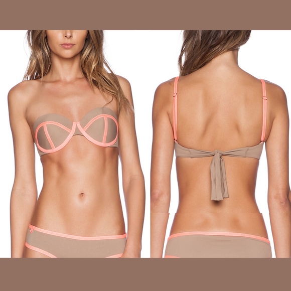 NEW Maaji Fancy Mustang Bikini Top in Sand [SZ‎ Medium ] - Picture 1 of 8